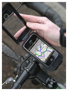 Bike Hub App on bike